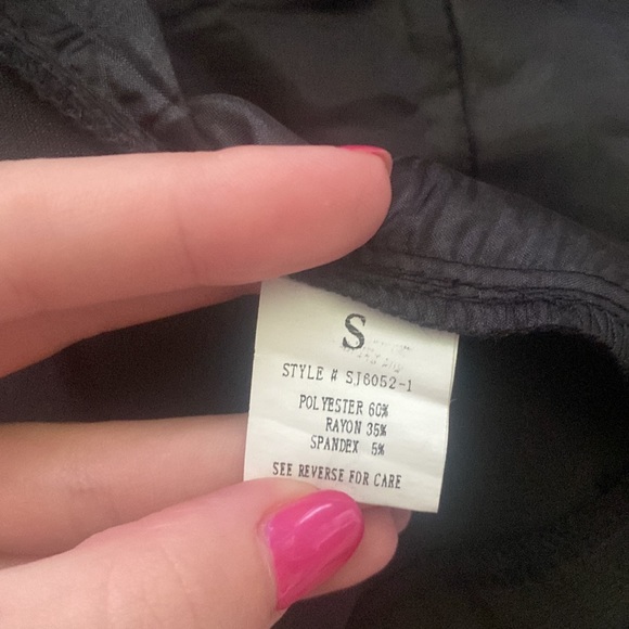 New Love Culture Small Black Blazer Suit Jacket W/ Cheetah Details And Scarf - Picture 9 of 9